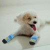 Unique Bargains Dog Cats Non-Slip Socks Bird Pattern Paw Protection and Traction Blue 4 Pcs - 4 of 4