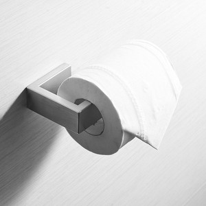 SUS304 Stainless Steel Simple Angle Bathroom Towel Holder Open Arm Design for Kitchen and Bathroom - 1 of 4