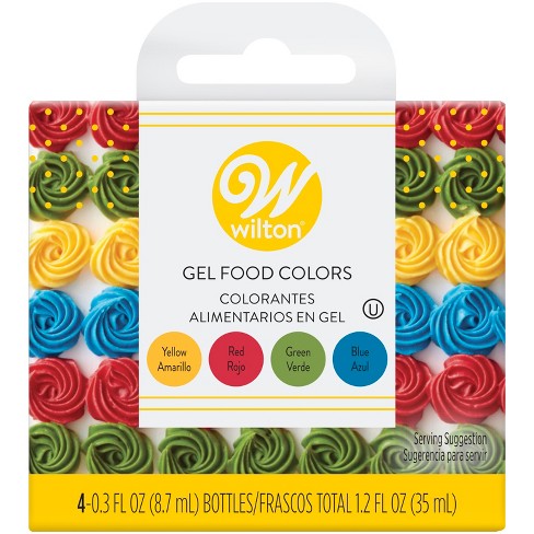 Wilton Red Yellow Green And Blue Food Coloring 1oz Target