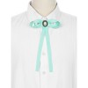 INSPIRE CHIC Women's Pre-Tied Long Ribbon Bowknot Faux Pearl Brooch Pin Tie - 4 of 4