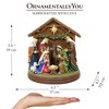 Radiant Nativity Scene Handcrafted Statue Figurine, 7" Birth of Jesus Christian Home Decoration| OrnamentallyYou - 3 of 4