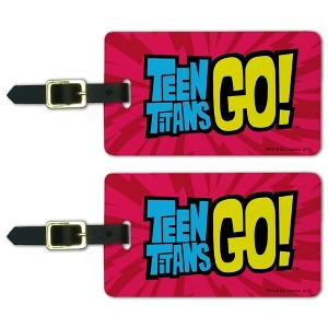 Teen Titans Go! Logo Luggage ID Tags Set of 2 - 1 of 4