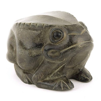 4.5"  Cast Aluminum Indoor Outdoor Frog Statue - ACHLA Designs