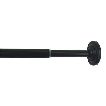Versailles 1/2" Diameter Mini Tension Rod 24/36" Black