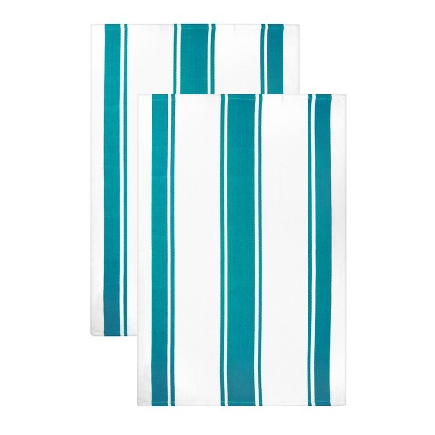 2pk Cotton Flat Weave Striped Kitchen Towels - Threshold™ : Target