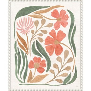 Amanti Art Floral Abstract I by Veronique Charron Canvas Wall Art Print Framed 16 x 20-in. - 1 of 4