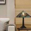 Chloe Lighting Innes Mission Tiffany-Style Blackish Bronze 1 Light Table Lamp 12" Wide - 4 of 4
