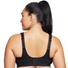 Glamorise Womens High Impact Wonderwire Sports Underwire Bra 9066 Black 36b  : Target