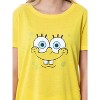 Nickelodeon SpongeBob SquarePants Womens' Faces 2 Piece Jogger Pajama Set Yellow - 4 of 4