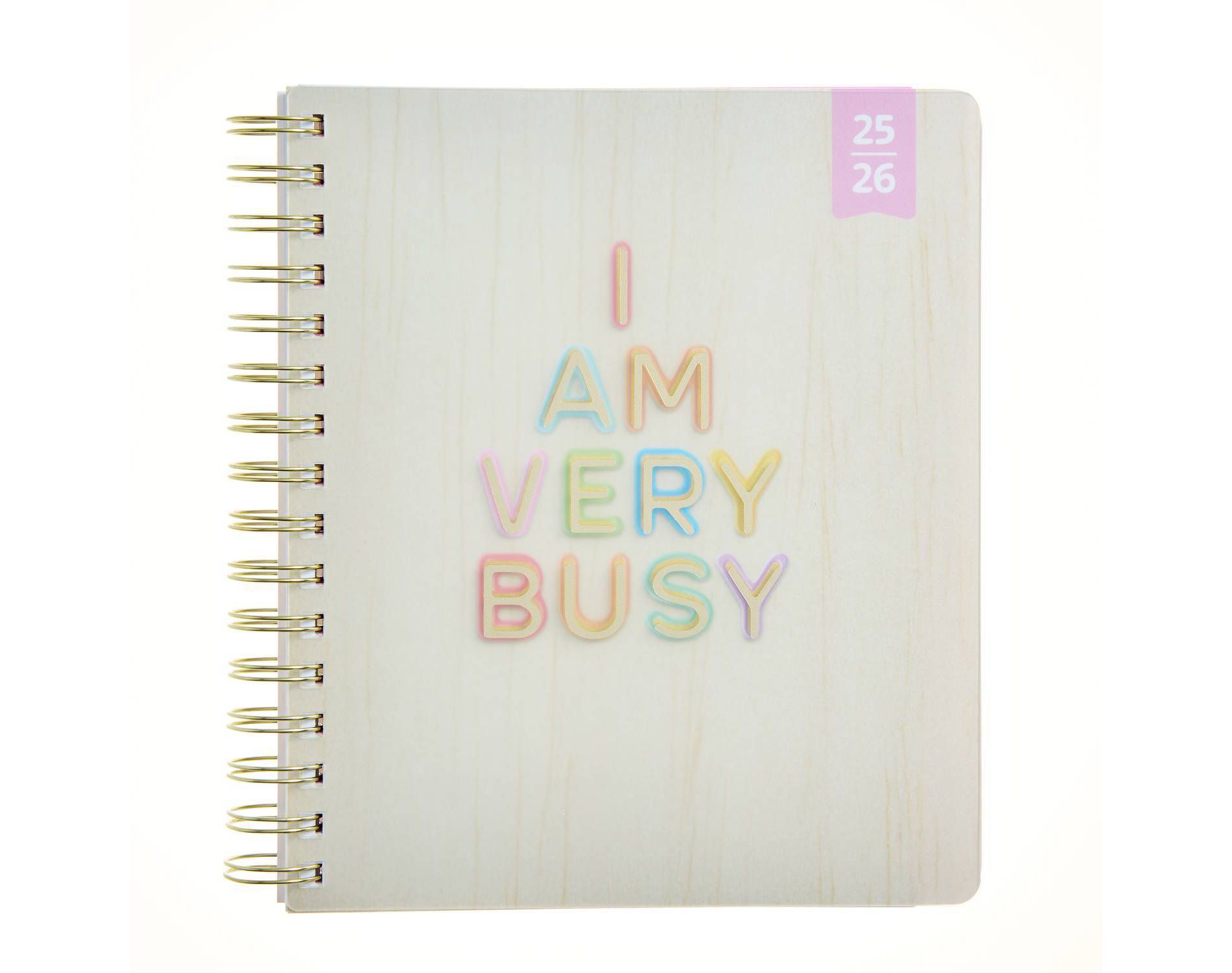 Gartner Studios 7"x8.25" 2025-2026 Weekly/Monthly Planner Spiral 'I Am Very Busy'