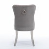 GDFStudio Haley Contemporary Velvet Tufted Upholstered Dining Chair with Nailhead Trim (Set of 2) - 4 of 4