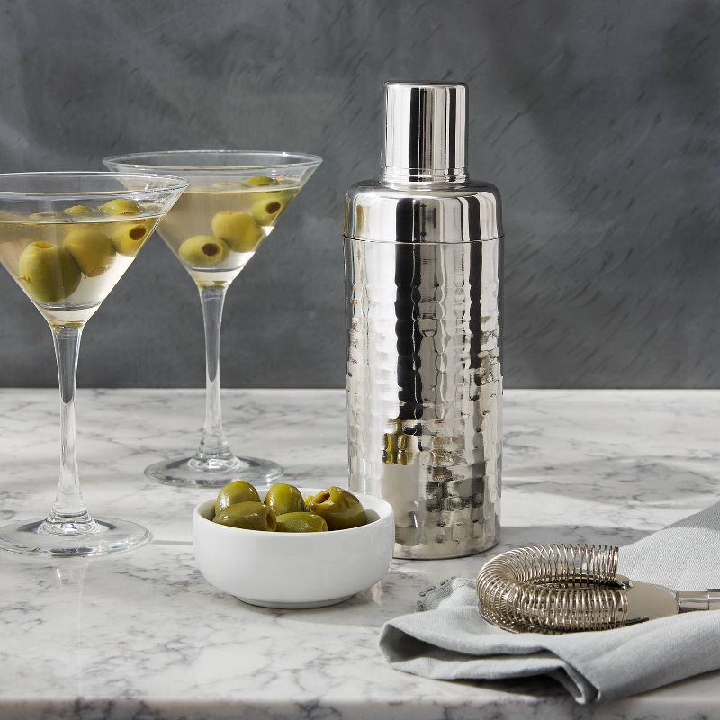 Stainless Steel Hammered Cocktail Shaker - Threshold&#8482;, 2 of 4