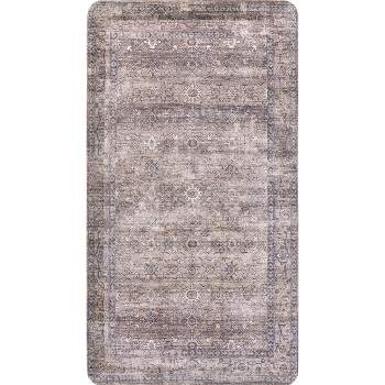 Nuloom Faded Floral Kitchen Or Laundry Comfort Mat, 20 X 36