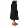 Women's Chiffon Midi Skirt - Veronica M - 3 of 4