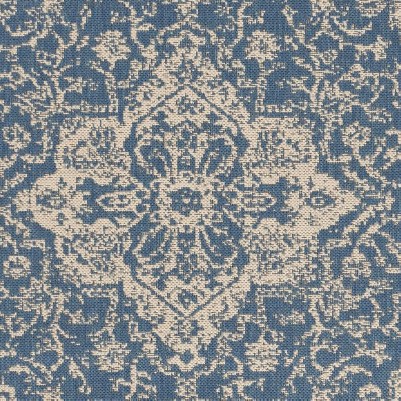 blue/creme