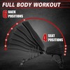 BestParts Adjustable Weight Bench, Foldable Incline/Decline Sit-Up Bench, 600 lbs, Black - 3 of 4