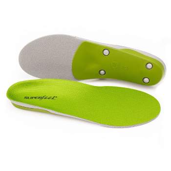 Superfeet All-Purpose Support High Arch Insoles (Green) - Trim-To-Fit Orthotic Shoe Inserts
