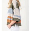 Women's Fern Striped Notched Collar Sweater - ee:some - 3 of 4