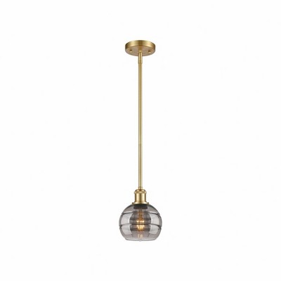 Rochester - 1 Light Stem Hung Mini Pendant In Industrial Style-7.88 Inches Tall and 5.88 Inches Wide