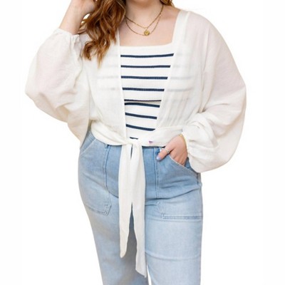 Women's One For All Wrap Cardigan - WISHLIST