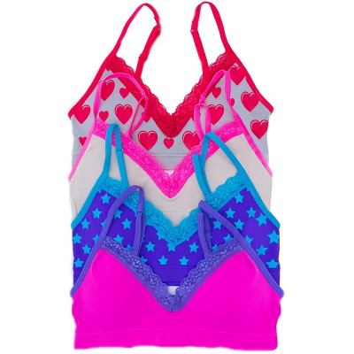 Just Love Girls Bras - Pack of 4 - Comfortable and Stylish Training Bras for Girls