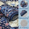 Floral Area Rug for Living Room Bedroom Soft Washable Vintage Rug Non Slip Low Pile Floor Carpet - 4 of 4