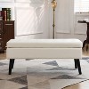 CAVINAS Storage Bench with Cushioned End of Bed Bench, Modern Bedroom Storage Bench for Bedroom, Entryway - 4 of 4
