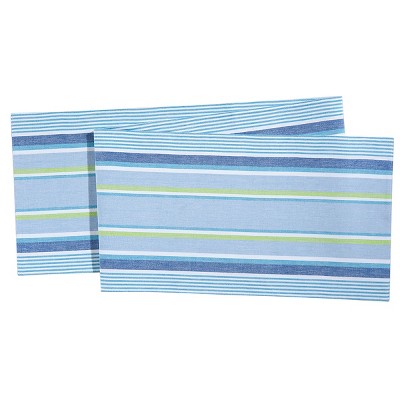 C&F Home 13" x 72" Awning Blue Table Runner