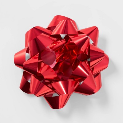 Mega Bow Glitter Red - Wondershop™