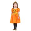 Girls Pumpkin Child Costume - 2 of 4