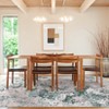 Area Rug Machine Washable Boho Carpet Non Slip Abstract Vintage Indoor - 3 of 4