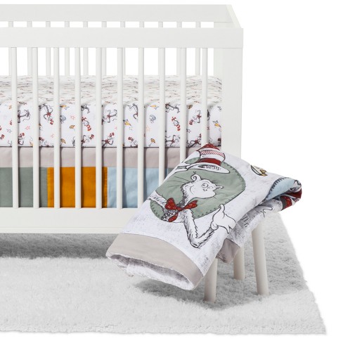 Trend Lab Dr Seuss Crib Bedding Set Classic Cat In The Hat