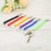 Unique Bargains Spiral Retractable Spring Coil Keychain for Bag Wallet Decorations 4 Pcs - 3 of 3