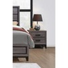 NicBex Rubber Wood Nightstand,Side Tables with 2 Drawers for Bedroom,Living Room - 2 of 4