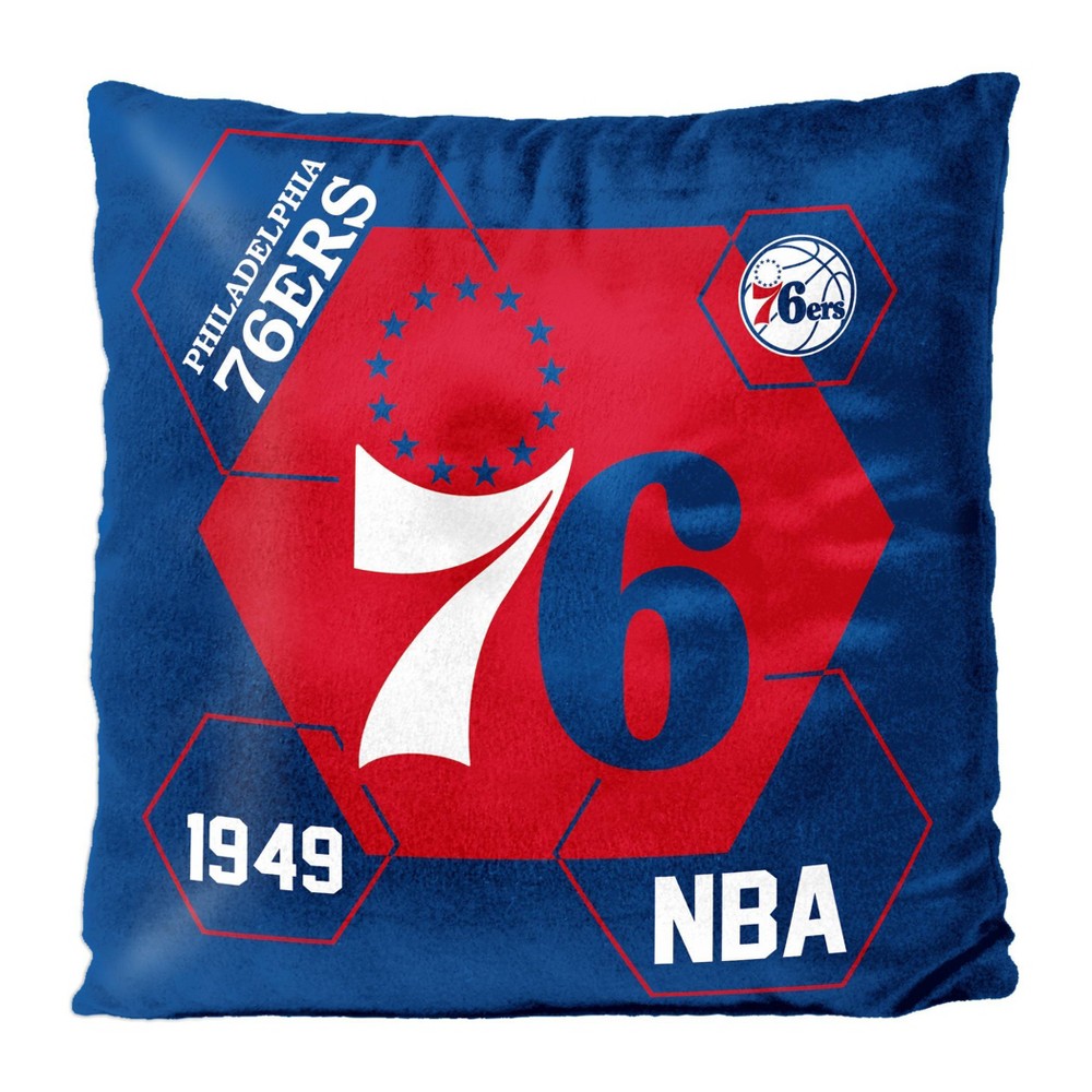 Photos - Pillow NBA Philadelphia 76ers Connector Velvet Reverse 