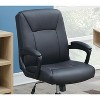 NicBex Upholstered Adjustable Height Home Office Desk Chairs with Metal Base and Universal Wheels - 4 of 4