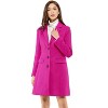 INSPIRE CHIC Women's Notched Lapel Single Breasted Outwear Fall coat - 3 of 4
