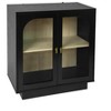 31.1"Storage Cabinet with Acrylic Door for Living Room, Dining Room, Study,White - 3 of 4