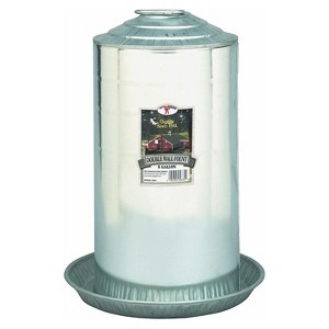 Little Giant 9838 Heavy Duty Steel 8 Gallon Double Wall Poultry Fount Waterer - 1 of 1