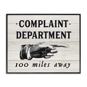 Stupell Industries Complaint Department 100 Miles Away, 20" x 16" - 1 of 4