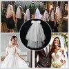 Unique Bargains Comb Wedding Veil White 1 Pc - 4 of 4