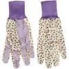 Best Garden  Women's 1 Size Fits All Canvas Garden Glove with Knit Cuff 726052 - 4 of 4