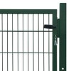 vidaXL 2D Fence Gate (Single) Green 41.7"x51.2" - 4 of 4