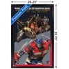 Trends International Transformers: Rise of the Beasts - Optimus Prime vs. Scourge Framed Wall Poster Prints - 3 of 4
