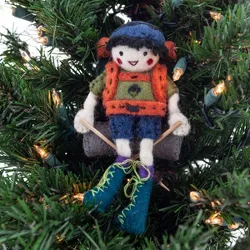 Newari Hiker Christmas Ornament