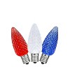 Novelty Lights C7 LED Faceted Christmas Replacement Bulbs Dimmable 25 Pack - 2 of 4