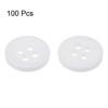Unique Bargains Resin DIY Craft Flat 4-Hole Sewing Buttons 100 Pcs - 3 of 4