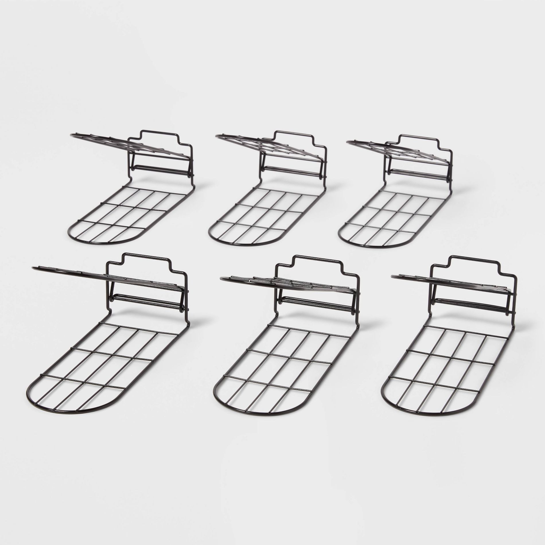 Wire Shoe Space-Saving Slot Organizers 6pk - Brightroom™