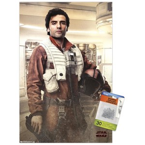 Trends International Star Wars: The Last Jedi - Poe Unframed Wall Poster Prints - 1 of 4