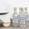 Big Dot of Happiness My Dad is Rad - Mini Wine and Champagne Bottle Label Stickers - Father's Day Favor Gift for Women and Men - Set of 16 - 3 of 4